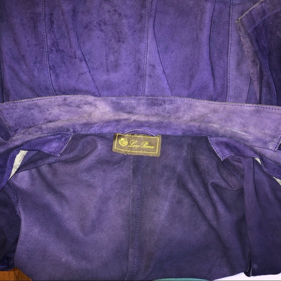 Loro Piana Suede Jacket, Purple.  Italian size 44 - Picture 11 of 16